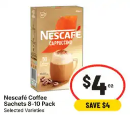IGA Nescafé Coffee Sachets offer