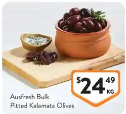 Foodworks Ausfresh Bulk Pitted Kalamata Olives offer
