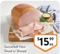 Foodworks Soccerball Ham offer