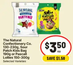 IGA The Natural Confectionery Co. Sour Patch Kids Bag offer
