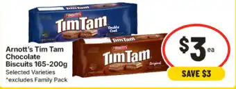 Arnott's Tim Tam Chocolate Biscuits Varieties