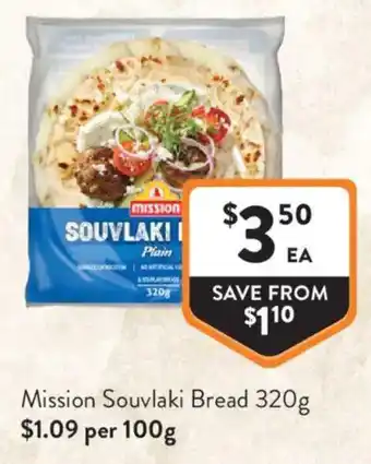 Foodworks Mission Souvlaki Bread offer