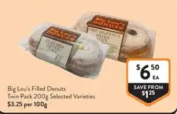 Foodworks Big Lou's Filled Donuts offer