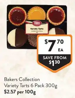 Foodworks Bakers Collection Variety Tarts offer