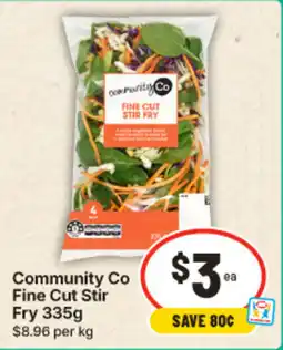 IGA Community Co Fine Cut Stir Fry offer