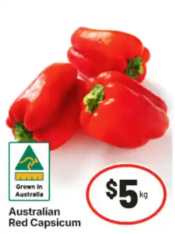 IGA Australian Red Capsicum offer