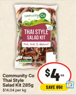 IGA Community Co Thai Style Salad Kit offer