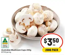 IGA Australian Mushroom Cups offer