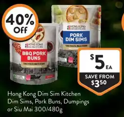 Foodworks Hong Kong Dim Sim Kitchen Pork Dim Sims offer