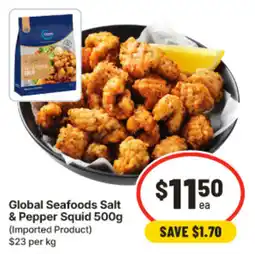 IGA Global Seafoods Salt & Pepper Squid offer