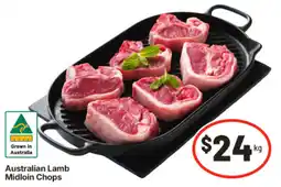 IGA Australian Lamb Midloin Chops offer