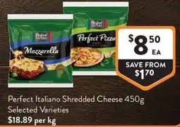 Foodworks Perfect Italiano Shredded Cheese offer