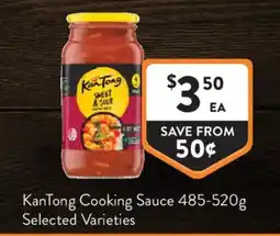 Foodworks KanTong Cooking Sauce offer