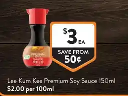 Foodworks Lee Kum Kee Premium Soy Sauce offer