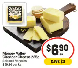 IGA Mersey Valley Cheddar Cheese offer