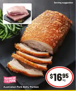 IGA Australian Pork Belly Portion offer