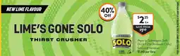 Foodworks Lime's Gone Solo Thirst Crusher offer