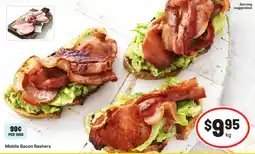IGA Middle Bacon Rashers offer