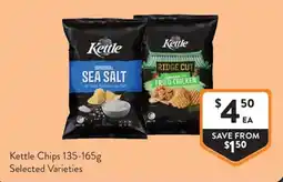 Foodworks Kettle Chips Selected Varieties offer