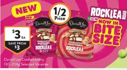Foodworks Darrell Lea Confectionery Rocklea Road Bites offer