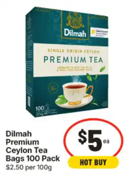 IGA Dilmah Premium Ceylon Tea offer
