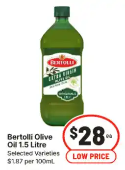 IGA Bertolli Olive Oil offer