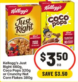 IGA Kellogg's Just Right offer