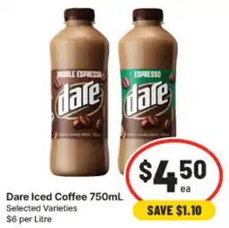 IGA Dare Iced Coffee offer