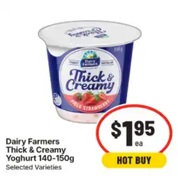 IGA Dairy Farmers Thick & Creamy Yoghurt offer