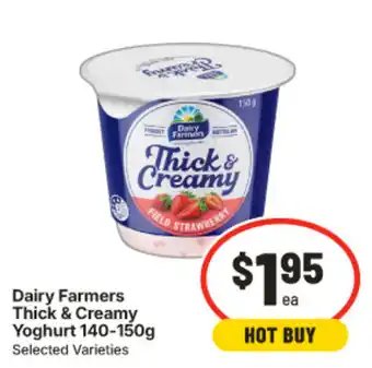 IGA Dairy Farmers Thick & Creamy Yoghurt offer
