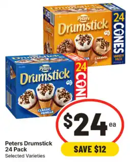 IGA Peters Drumstick 24 Pack Selected Varieties offer