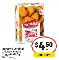 IGA Ingham's Original Chicken Breast Nuggets offer