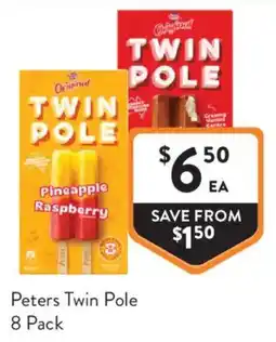 Foodworks Peters Twin Pole offer