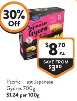Foodworks Pacific West Japanese Gyoza offer