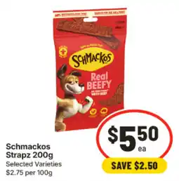 IGA Schmackos Strapz offer