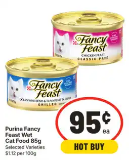 IGA Purina Fancy Feast Wet Cat Food 85g offer