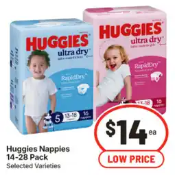 IGA Huggies Nappies Selected Varieties offer