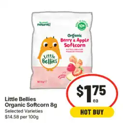IGA Little Bellies Organic Softcorn offer