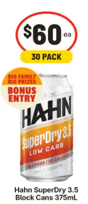 IGA Hahn SuperDry 3.5 Block Cans offer