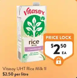 Foodworks Vitasoy UHT Rice Milk offer