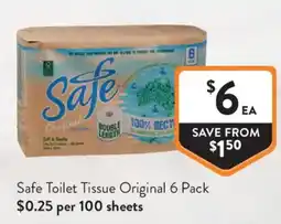 Foodworks Safe Toilet Tissue Original offer