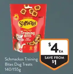 Foodworks Schmackos Training Bites Dog Treats offer