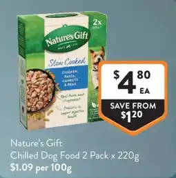 Foodworks Nature's Gift Chilled Dog Food offer
