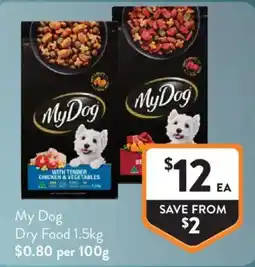 Foodworks My Dog Dry Food offer