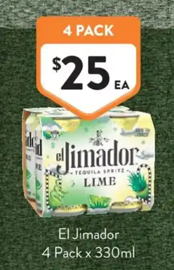 El Jimador Tequila Spritz Lime