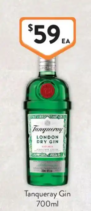 Foodworks Tanqueray Gin offer