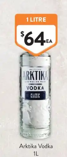 Foodworks Arktika Vodka offer