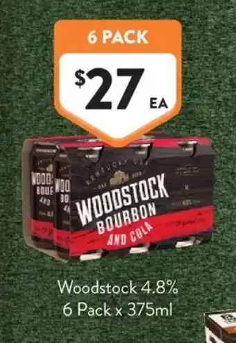 Foodworks Woodstock Bourbon and Cola offer