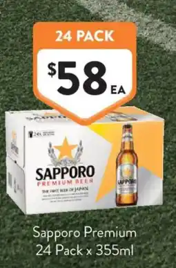 Foodworks Sapporo Premium Beer offer