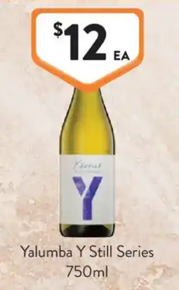 Foodworks Yalumba Y Still Series offer